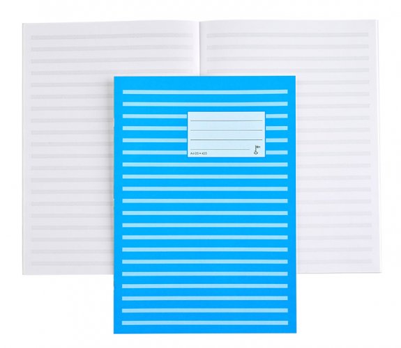 Kirjoitusvihko Paperipiste 420 A4/20 viivoitettu, hinta 0,85€