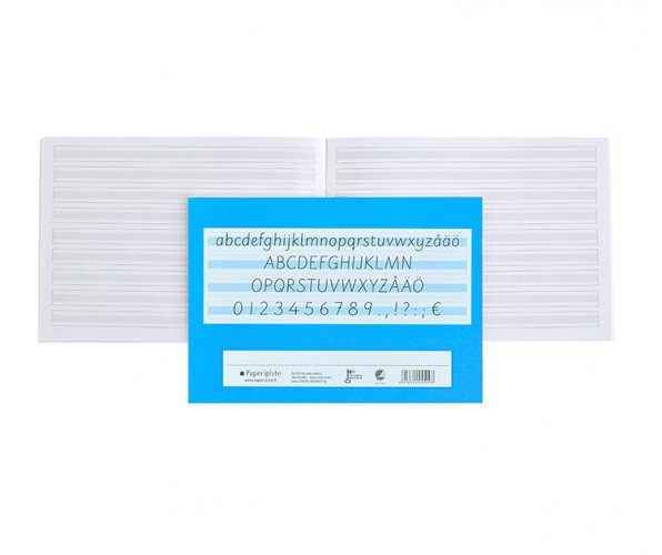 Kirjoitusvihko Paperipiste 509 A5/20 apuviivat, hinta 0,55€