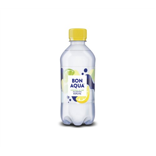 Kivennäisvesi Bonaqua sitruuna-lime 0,33L (ei sis. panttia), hinta 1,49€