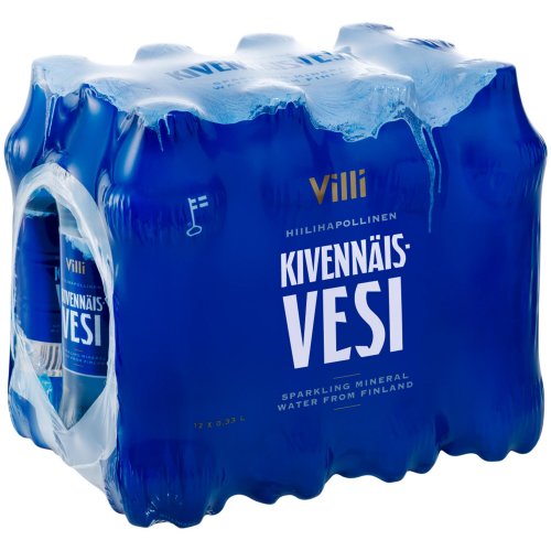 Kivennäisvesi Villi 0,33l 12kpl, hinta 10,27€