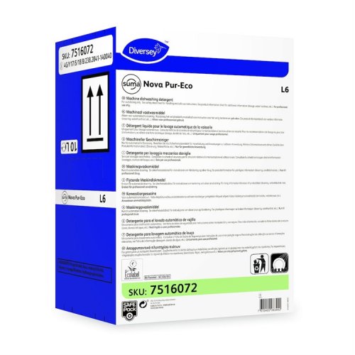 Koneastianpesuaine Suma Nova Pur-Eco L6 10l Safepack, hinta 160,60€