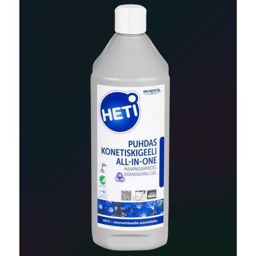 Konetiskigeeli Heti puhdas all-in-one 1l, hinta 17,11€