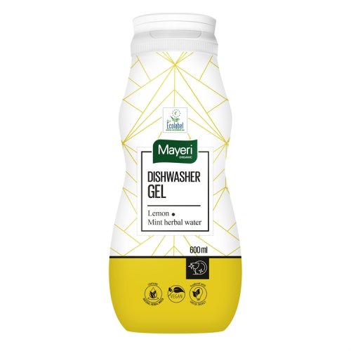 Konetiskigeeli Mayeri Organic Lemon-Mint 600ml, hinta 4,98€