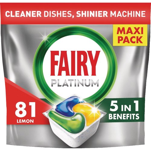 Konetiskitabletti Fairy platinum 1 kpl=81 tablettia 81kpl, hinta 26,48€