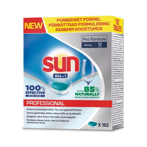 Konetiskitabletti Sun pro all-in-1 102kpl, hinta 22,52€