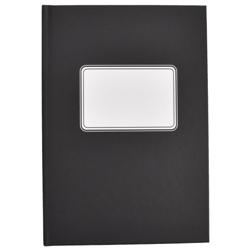 Konttorikirja 82422 b5/288 ruudutettu 7x7mm nidottu kovakantinen musta, hinta 20,97€