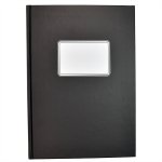 Konttorikirja A4/288 7x7 sidottu musta