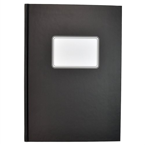 Konttorikirja A4/288viivat musta, hinta 18,95€