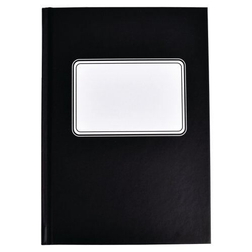 Konttorikirja a5/192 ruudutettu 7x7mm musta, hinta 11,07€