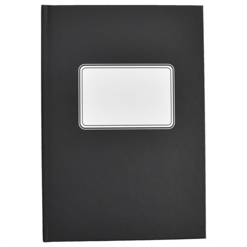 Konttorikirja B5/288 7x7 sidottu musta, hinta 15,58€