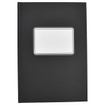 Konttorikirja B5/288 7x7 sidottu musta