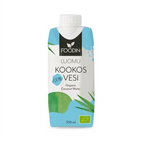 Kookosvesi Foodin luomu 12 x 0,33L, hinta 30,21€