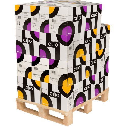 Kopiopaperi lava 30 laatikkoa 150 riisiä A80 80g Clio tulostuspaperia