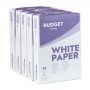 Kopiopaperi A4 kotimainen valkoinen Lyreco budget 80g viisi riisiä laatikossa