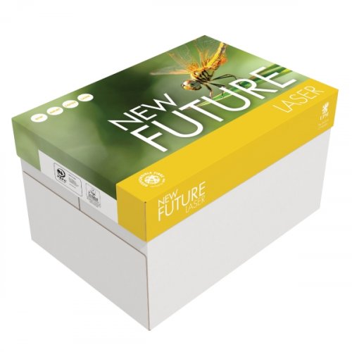 Kopiopaperi A3 80g New Future Lasertech arkistokelpoinen kopiopaperi laatikko ympäristöystävällistä paperia edullisesti