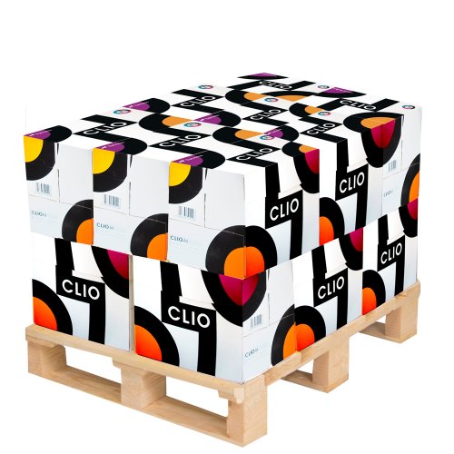 Kopiopaperi lava A4 80g 100 riisiä 20 laatikkoa valkoista Clio tulostuspaperia