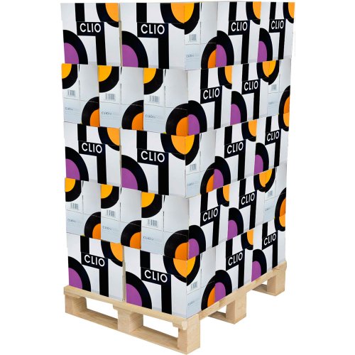 Kopiopaperi lava A4 80g Clio valkoinen 40 kopiopaperi laatikkoa eli 200 riisiä edullinen hinta