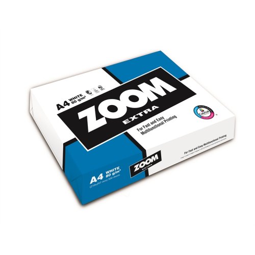 Kopiopaperi ZOOM Extra 80G A4/500, hinta 5,26€