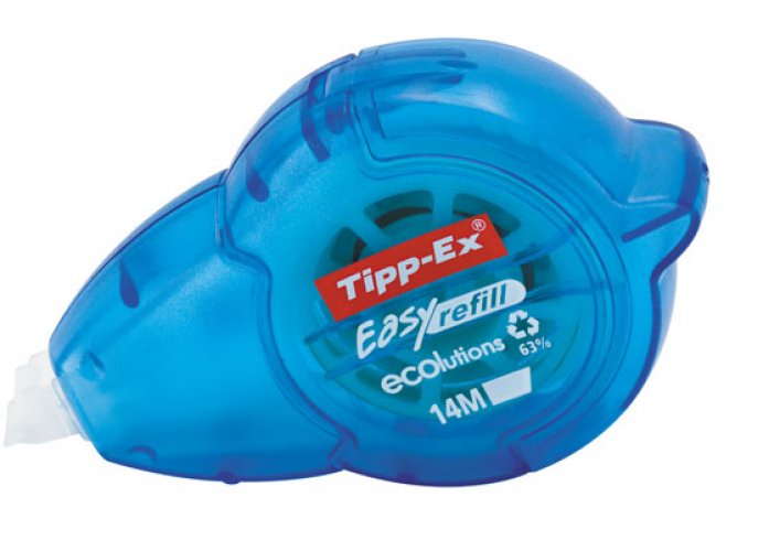 Korjausrolleri Tipp-Ex ECOlutions 5 mm x 14 m täytettävä, hinta 4,01€