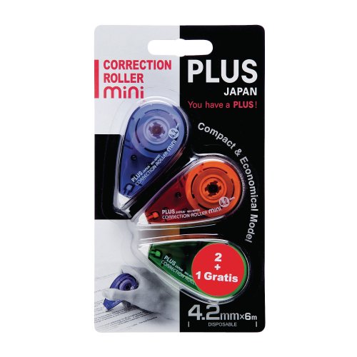 Korjausrolleri Plus mini 4,2mm x 6m blister, hinta 12,29€