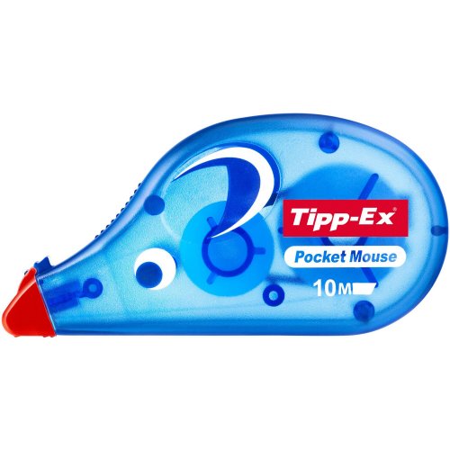 Korjausrolleri Tipp-ex pocket mouse 4,2mm x 9m, hinta 9,54€