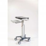 Korkeussäädettävä Mobiilityöpiste Sparke 53 näppäimistötasolla