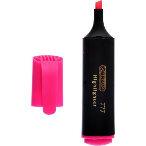 Korostuskynä Bravo pinkki, hinta 0,18€