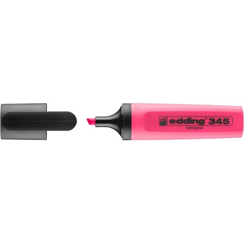 Korostuskynä Edding 345 pinkki, hinta 0,66€