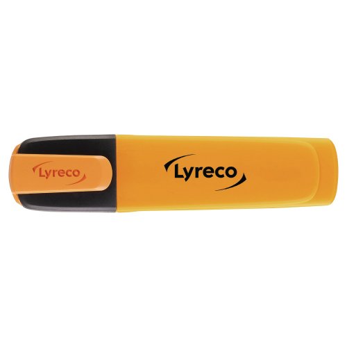 Korostuskynä Lyreco viisto 1-4 mm oranssi, hinta 0,81€