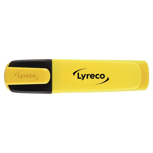 Korostuskynä Lyreco viisto 1-4mm keltainen, hinta 0,81€