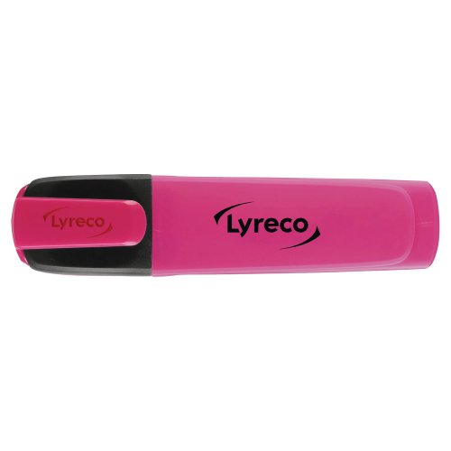 Korostuskynä Lyreco viisto 1-4mm pinkki, hinta 0,81€