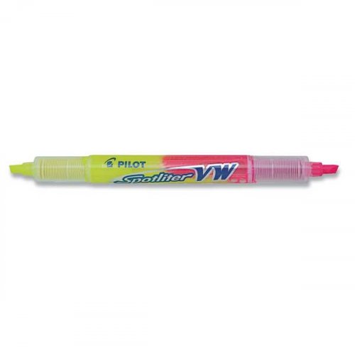 Korostuskynä Pilot begreen twin 3,3 mm, keltainen/pinkki, hinta 2,42€