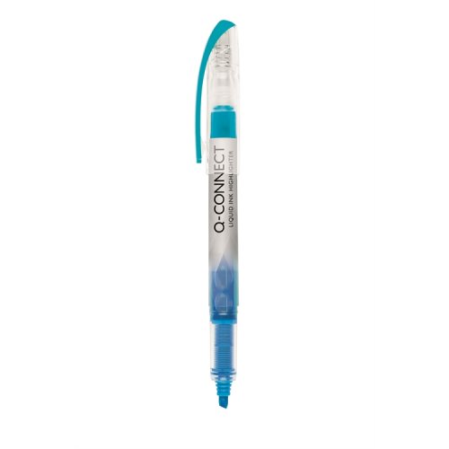 Korostuskynä Q-CONNECT Liquid 1-4 mm sininen, hinta 0,48€