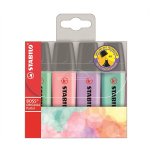 Korostuskynä Stabilo Boss Original pastellisävyt värilaj/4