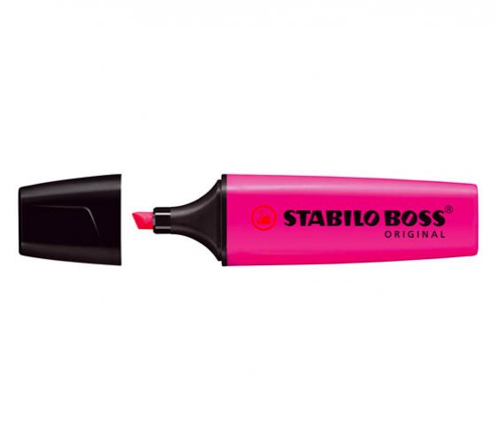 Korostuskynä Stabilo Boss Original lila, hinta 1,03€