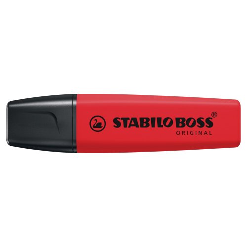 Korostuskynä Stabilo boss original punai, hinta 2,48€