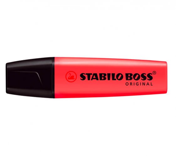 Korostuskynä Stabilo Boss Original punainen, hinta 1,03€