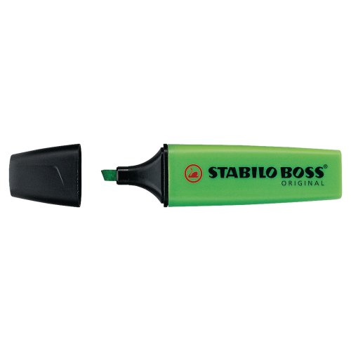 Korostuskynä Stabilo boss viisto 2-5mm vihreä, hinta 1,80€