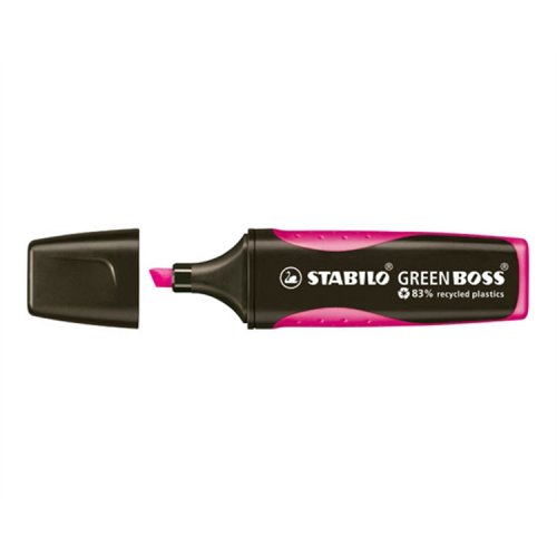 Korostuskynä Stabilo Green Boss pinkki, hinta 1€