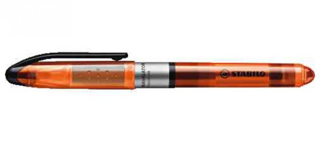 Korostuskynä Stabilo Navigator oranssi, hinta 1,32€