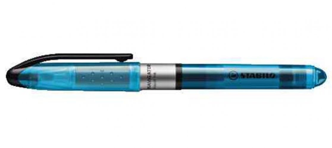 Korostuskynä Stabilo Navigator sininen, hinta 1,32€