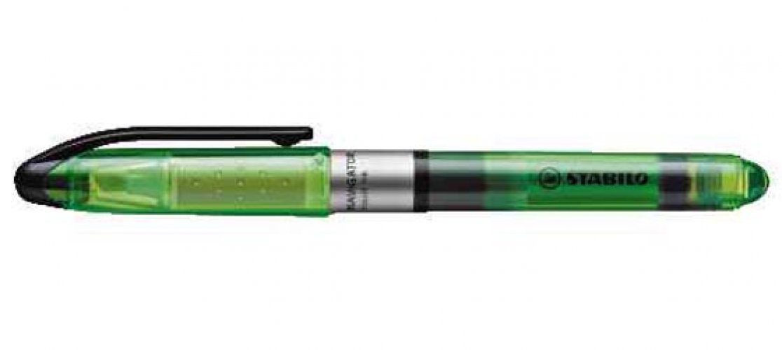 Korostuskynä Stabilo Navigator vihreä, hinta 1,32€