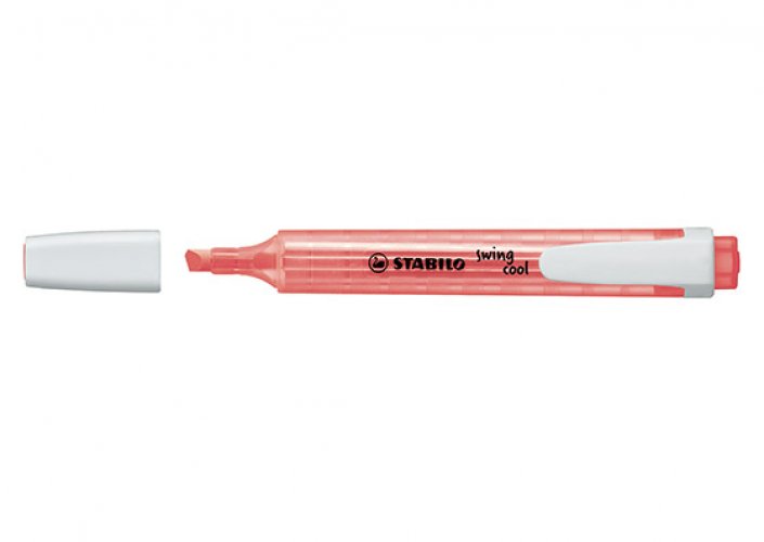 Korostuskynä Stabilo Swing Cool punainen, hinta 0,94€