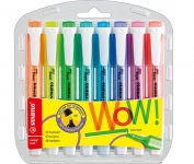 Korostuskynä Stabilo Swing Cool värilajitelma 8 kpl