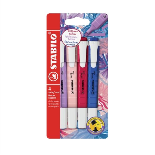 Korostuskynä STABILO swing cool Wildflower /4, hinta 11,21€