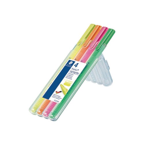Korostuskynä Staedtler textsurfer 362 pyöreä 1 -4mm värilajitelma 4kpl, hinta 7,56€