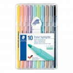 Korostuskynä Staedtler triplus textsurfer pastel 10kpl