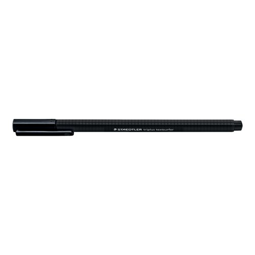 Korostuskynä Staedtler triplus textsurfer /peittokynä, musta, hinta 2,69€