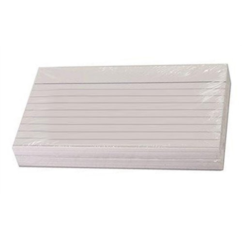 Kortistokortti A6 viivaus valkoinen /100, hinta 4,09€