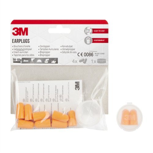 Korvatulpat 3M 1100 4 paria + säilytysrasia, hinta 3,71€